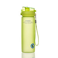 Бутылка для воды спортивная , бутылочка для спорта CASNO 650 мл KXN-1157 Зеленая r_277