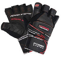 Спортивные перчатки для фитнеса Power System PS-2810 Ultimate Motivation Black/Red Line L PRO_1077