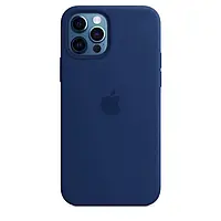 Чехол силиконовый для Айфон 13 Pro / Silicone Full Case для iPhone 13 Pro (Синий /Dark blue)