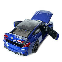 Машинка металева  BMW M8 Competition Coupe БМВ синя звук світло інерція відкр двері багажник капот Автосвіт 1:32, 14,9*4,9*5,9см, фото 6