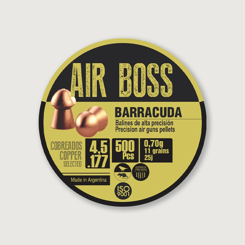 Кулі Air Boss Barracuda Copper, 500 шт