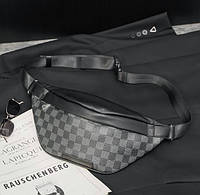 Чоловіча нагрудна поясна бананка стиль Louis Vuitton месенджер барсетка слінг через плече на пояс сумка PRO799