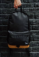 Рюкзак Staff 15L black brown Унісекс портфель чорний Стаф Advert