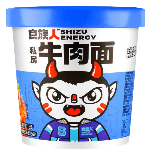 Локшина швидкого приготування ShiZu Energy Beef, 116г