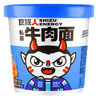 Лапша быстрого приготовления ShiZu Energy Beef, 116г