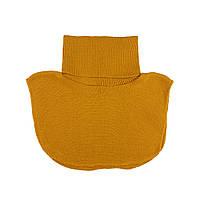 Манишка на шею Luxyart one size для детей и взрослых горчица (KQ-516) sm