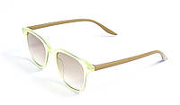 Жіночі круті сонцезахисні окуляри пластикові з коричневою оправою для дівчини Advert