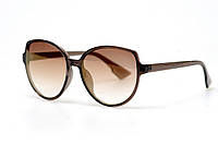 Коричневые классические очки для женщин на лето солнцезащитные очки женские Advert Коричневі класичні окуляри
