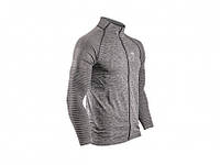 CS Кофта Seamless Zip Sweatshirt, Grey Melange, M