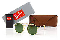 Солнцезащитные очки Ray Ban Круглые 3447-green-g Унисекс Advert Сонцезахисні окуляри Ray Ban Круглі