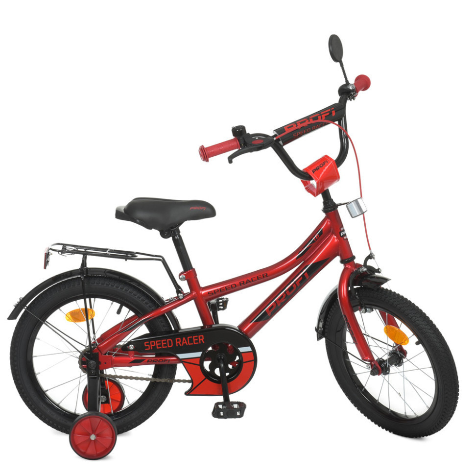 Велосипед детский PROF1 Y16311 16 дюймов, красный Advert Велосипед дитячий PROF1 Y16311 16 дюймів, червоний - фото 1 - id-p2198402793