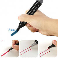 Набор цветных маркеров 80 шт | Специальные фломастеры для рисования | SE-989 Touch маркеры (WS)