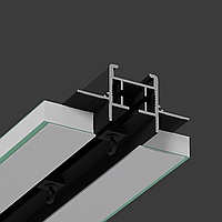 Карниз прихованого монтажу Solo (чор)