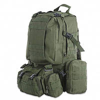 Новинка! Рюкзак тактичний військовий із підсумками 55 л Tactical Backpack oliva B08