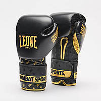 Боксерські рукавички Leone DNA Black 14 ун. лучшая цена с быстрой доставкой по Украине
