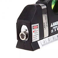 Лазерный уровень Laser Level Pro 3 со JH-687 встроенной рулеткой (WS)