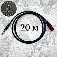 Кабель XLR-M-Jack 6,3 mono RED 20 метров