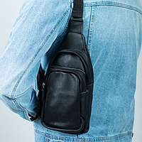 Мужская сумка кроссбоди | Грудная сумка | Тактическая сумка рюкзак OM-506 через плечо (WS)