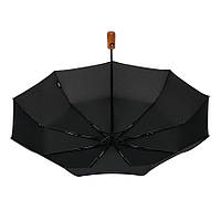 Зонтик премиум качества - Автоматический, мужской укреплённый зонт с FN-186 деревянной ручкой (WS)