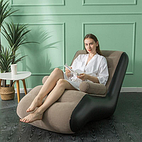 Надувное S-подобное кресло-диван 140*85*80 см