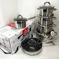 Набор посуды 12 предметов JM-891 ASTRA A-2412 (WS)