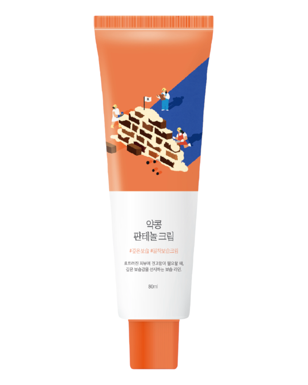 Бар’єрний крем ROUND LAB Soybean Panthenol Cream 80 ml з екстрактом соєвих бобів та пантенолом, фото 1