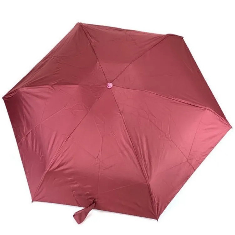 Capsule umbrella / Капсульный зонтик / Карманный зонтик / Зонт легкий. XV-502 Цвет: красный (WS) - фото 3 - id-p1805250425