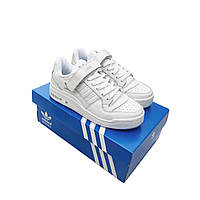 Новинка! Женские кроссовки Adidas Forum 84 White белые