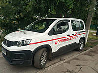 Tuning Вітровики (2 шт., Sunplex Sport) для Toyota Proace City r_593