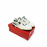 Новинка! Чоловічі кросівки New Balance 550 білі з зеленим