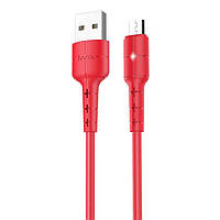 HOCO X30 Star Cable 2A 1.2m microUSB red