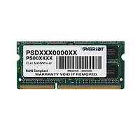 Память SO-DIMM, DDR3, 4Gb, 1600 MHz, Patriot, 1.35V (PSD34G1600L2S) (135379)