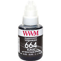 Чернила WWM Epson L100/120/200/300/350/3100, Black, 140 мл, водорастворимые (E664B) (231504)