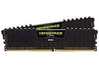 Память 8Gb x 2 (16Gb Kit) DDR4, 3200 MHz, Corsair Vengeance LPX, Black (CMK16GX4M2E3200C16) (238311)