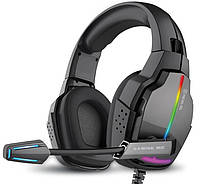 Наушники REAL-EL GDX-7780 Surround 7.1, Black, RGB, USB (216533)