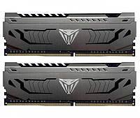 Память 16Gb x 2 (32Gb Kit) DDR4, 3600 MHz, Patriot Viper Steel, Black (PVS432G360C8K) (245376)