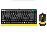 Комплект A4Tech Fstyler F1110 Bumblebee, USB, кабель 1.5м (281953)