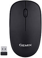 Мышь Gemix GM195 1200 DPI беспроводная, Black, Мини-USB ресивер (GM195BK) (217117)