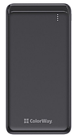 Универсальная мобильная батарея ColorWay 10000mAh Black (CW-PB100LPF2BK) (234574)