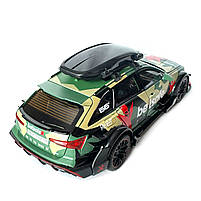 Машинка металева Audi RS6 DTM BETSAFE Ауді зелена 1:24 звук світло відкр двері капот багажник Автосвіт 20,5*8,5*7см (AP-2025), фото 4