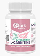 Жироспалювач Stark Pharm L-Carnitine & Yohimbine 60 капсул EXP 6/25 року включно