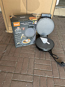 Вафельниця електрична 1000 Вт з антипригарним покриттям для тонких вафель RAF R.2226