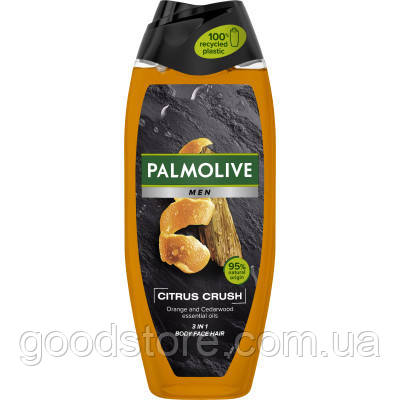Гель для душу Palmolive Men Цитрусовий заряд Ефірні олії апельсина та кедра 500 мл (8718951137455)