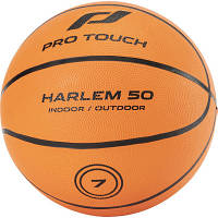 Мяч баскетбольный Pro Touch Harlem 50 80975474 чорно-помаранчовий Уні 7 (7613211920857)