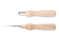Тримач (ручка) для фелінгу (валяння) з 1 голкою, 7.5 см, дерево