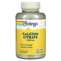 Цитрат кальция Calcium Citrate 1000 мг, Solaray, 120 капсул