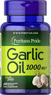 Puritan's Pride Garlic Oil 1,000 mg 100 капсул DS