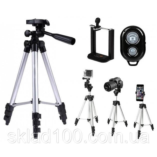 Тринога для камери Tripod DK-3888 | Штатив для веб-камери | Тринога KJ-808 для фотоапарата, фото 1