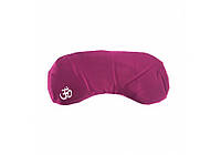 Шелковая подушка для глаз OM с лавандой розовая 24*11 см