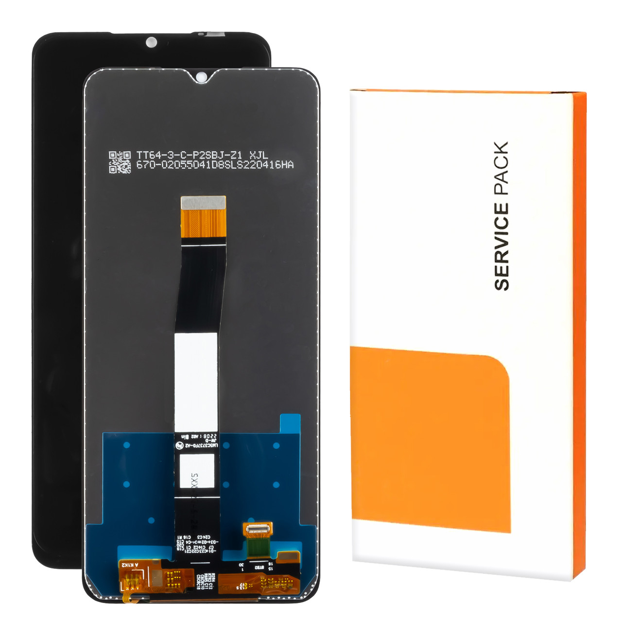 Дисплей XIAOMI Redmi 10C/Redmi 10 Power/Poco C40 (2022) Service Pack з чорним тачскрином